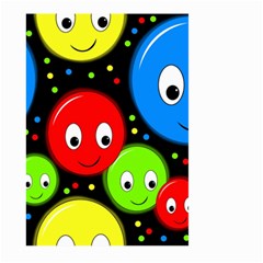 Smiley Faces Pattern Large Garden Flag (two Sides) by Valentinaart