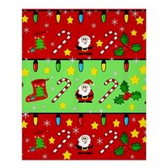 Christmas Pattern - Green And Red Shower Curtain 60  X 72  (medium)  by Valentinaart