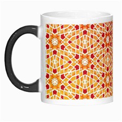 Orange Ombre Mosaic Pattern Morph Mugs by TanyaDraws