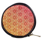 Orange Ombre Mosaic Pattern Mini Makeup Bags Front