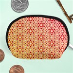 Orange Ombre Mosaic Pattern Accessory Pouches (Medium)  Front