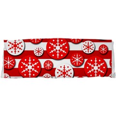 Snowflake Red And White Pattern Samsung Galaxy Nexus S I9020 Hardshell Case