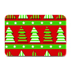 Christmas Trees Pattern Plate Mats by Valentinaart