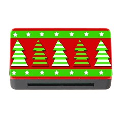 Christmas Trees Pattern Memory Card Reader With Cf