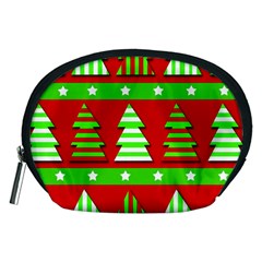 Christmas Trees Pattern Accessory Pouches (medium) 