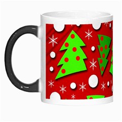 Twisted Christmas Trees Morph Mugs by Valentinaart