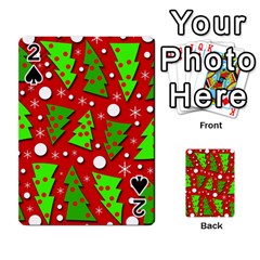 Twisted Christmas Trees Playing Cards 54 Designs 