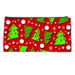 Twisted Christmas trees Pencil Cases Back