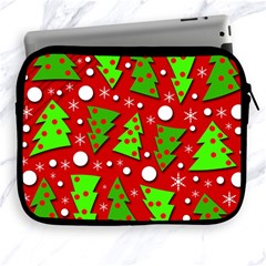 Twisted Christmas Trees Apple Ipad 2/3/4 Zipper Cases by Valentinaart