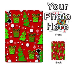 Christmas trees and gifts pattern Playing Cards 54 Designs 