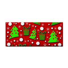 Christmas trees and gifts pattern Hand Towel