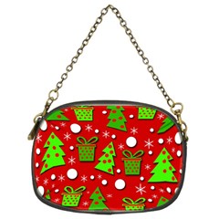 Christmas trees and gifts pattern Chain Purses (Two Sides) 