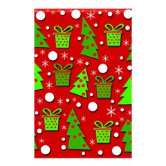 Christmas trees and gifts pattern Shower Curtain 48  x 72  (Small) 