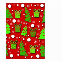 Christmas trees and gifts pattern Small Garden Flag (Two Sides)