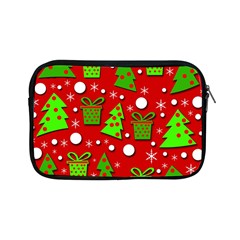 Christmas Trees And Gifts Pattern Apple Ipad Mini Zipper Cases by Valentinaart