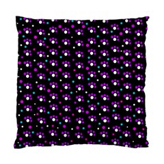 Purple Dots Pattern Standard Cushion Case (two Sides) by Valentinaart