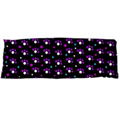 Purple Dots Pattern Body Pillow Case (dakimakura) by Valentinaart