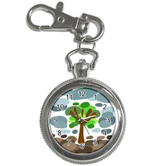 Tree Key Chain Watches by Valentinaart