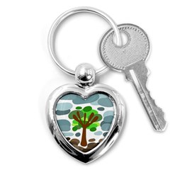 Tree Key Chains (heart)  by Valentinaart