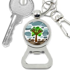 Tree Bottle Opener Key Chains by Valentinaart