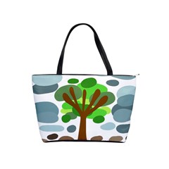 Tree Shoulder Handbags by Valentinaart