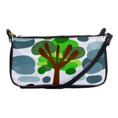 Tree Shoulder Clutch Bags by Valentinaart