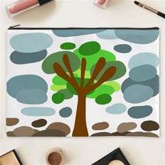 Tree Cosmetic Bag (xxxl)  by Valentinaart