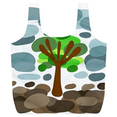 Tree Full Print Recycle Bags (l)  by Valentinaart