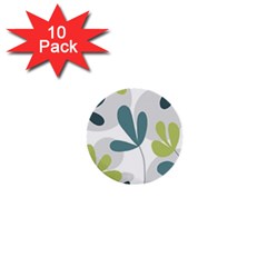 Elegant Floral Design 1  Mini Buttons (10 Pack)  by Valentinaart