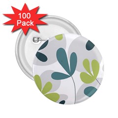 Elegant Floral Design 2 25  Buttons (100 Pack)  by Valentinaart