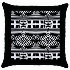 Si Ber Linx Throw Pillow Case (black) by MRTACPANS