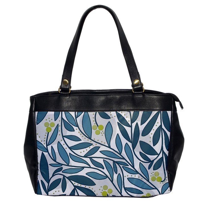 Blue floral design Office Handbags