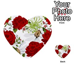 Red Roses Multi-purpose Cards (heart) 