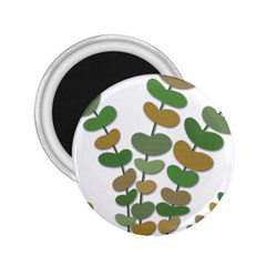 Green Decorative Plant 2 25  Magnets by Valentinaart