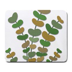 Green Decorative Plant Large Mousepads by Valentinaart