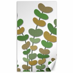 Green Decorative Plant Canvas 40  X 72  