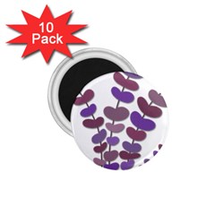 Purple Decorative Plant 1 75  Magnets (10 Pack)  by Valentinaart