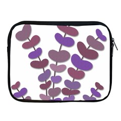 Purple Decorative Plant Apple Ipad 2/3/4 Zipper Cases by Valentinaart