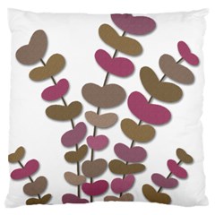 Magenta Decorative Plant Large Cushion Case (one Side) by Valentinaart