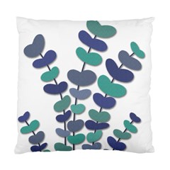 Blue Decorative Plant Standard Cushion Case (one Side) by Valentinaart