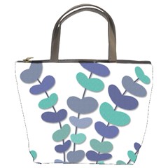 Blue Decorative Plant Bucket Bags by Valentinaart