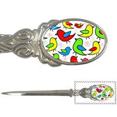 Colorful cute birds pattern Letter Openers