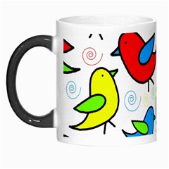 Colorful cute birds pattern Morph Mugs