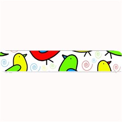 Colorful cute birds pattern Small Bar Mats