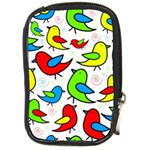 Colorful cute birds pattern Compact Camera Cases Front