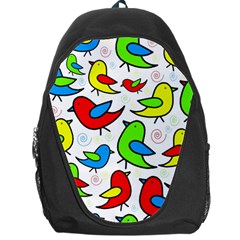 Colorful cute birds pattern Backpack Bag