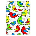 Colorful cute birds pattern Flap Covers (L)  Front