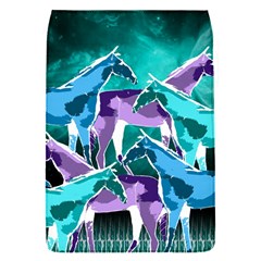  Horses Under A Galaxy Removable Flap Cover (s) by DanaeStudio