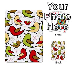 Decorative Birds Pattern Multi-purpose Cards (rectangle)  by Valentinaart