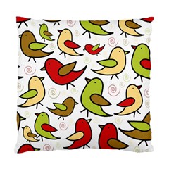 Decorative Birds Pattern Standard Cushion Case (two Sides) by Valentinaart